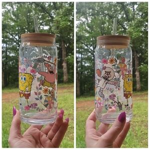 SpongeBob glass cup